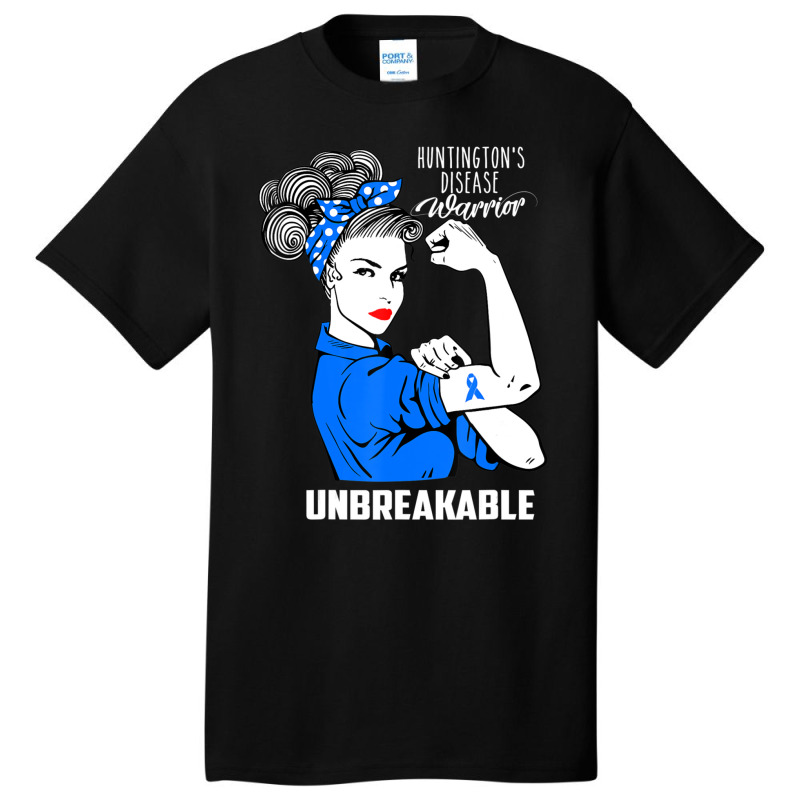 Huntington's Disease Awareness Unbreakable Warrior Basic T-shirt | Artistshot