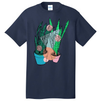 Snake Plant, Snake Plant Art, Snake Plant Painting, Snake Plant Vintag Basic T-shirt | Artistshot