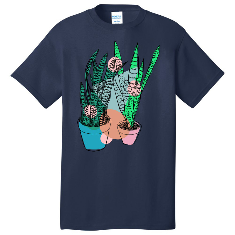 Snake Plant, Snake Plant Art, Snake Plant Painting, Snake Plant Vintag Basic T-shirt | Artistshot