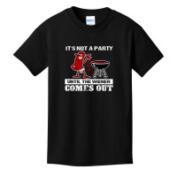 It's Not A Party Until The Wiener Comes Out Hot Dog Bbq Basic Youth T-shirt | Artistshot