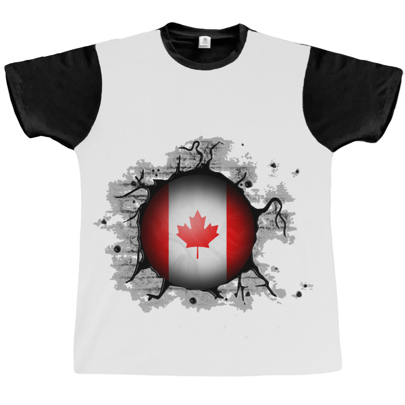 1st July Canada Day, Canadian Flag Graphic T-shirt by deepbox | Artistshot