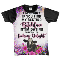 I'm Sorry If You Find My Resting Bitchface Intimid Graphic Youth T-shirt | Artistshot