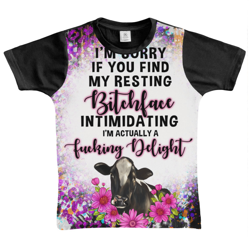 I'm Sorry If You Find My Resting Bitchface Intimid Graphic Youth T-shirt by TumblerDesignByShophia | Artistshot