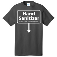 Mens Hand Sanitizer  Funny Adult Humour Christmas Gag Gift Basic T-shirt | Artistshot