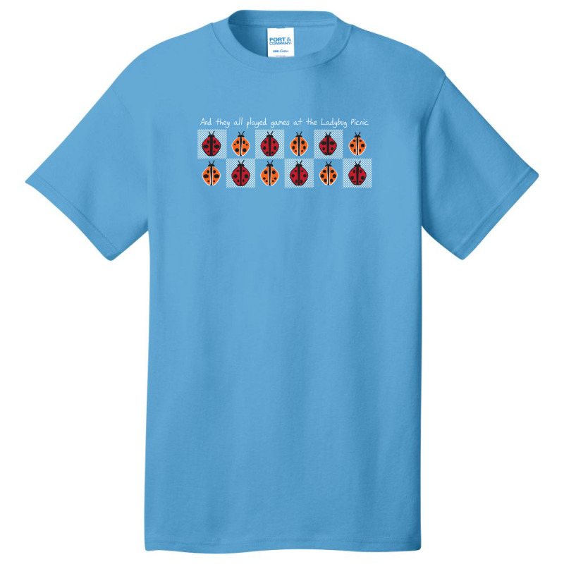 Ladybug Picnic .png Basic T-shirt | Artistshot