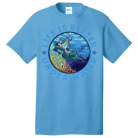 Life Is Better Under Water Marine Biology Scuba Diver Premium T Basic T-shirt | Artistshot