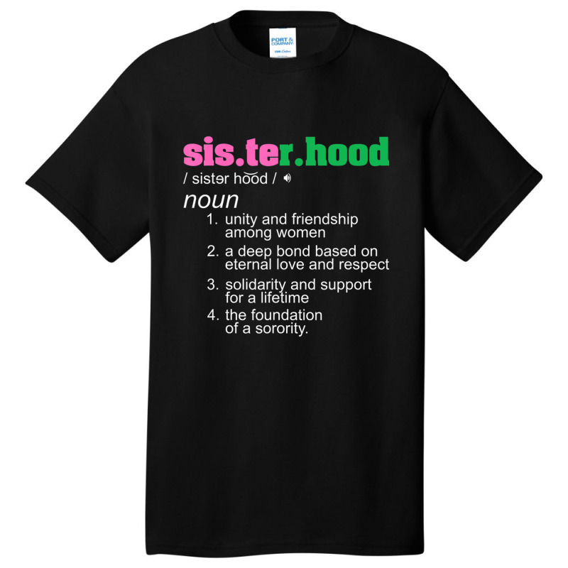 J15 Nineteen 08 Aka African Women Sisterhood Noun Hand Sign Basic T-shirt | Artistshot