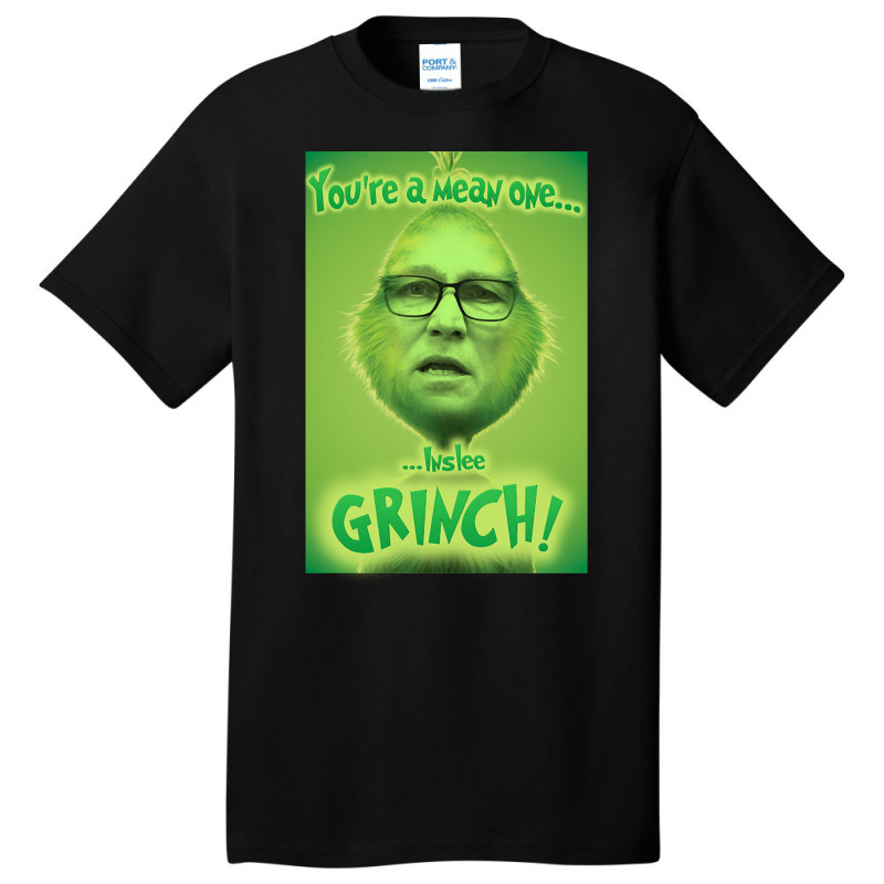 Inslee Grinch Basic T-shirt by atereabag | Artistshot