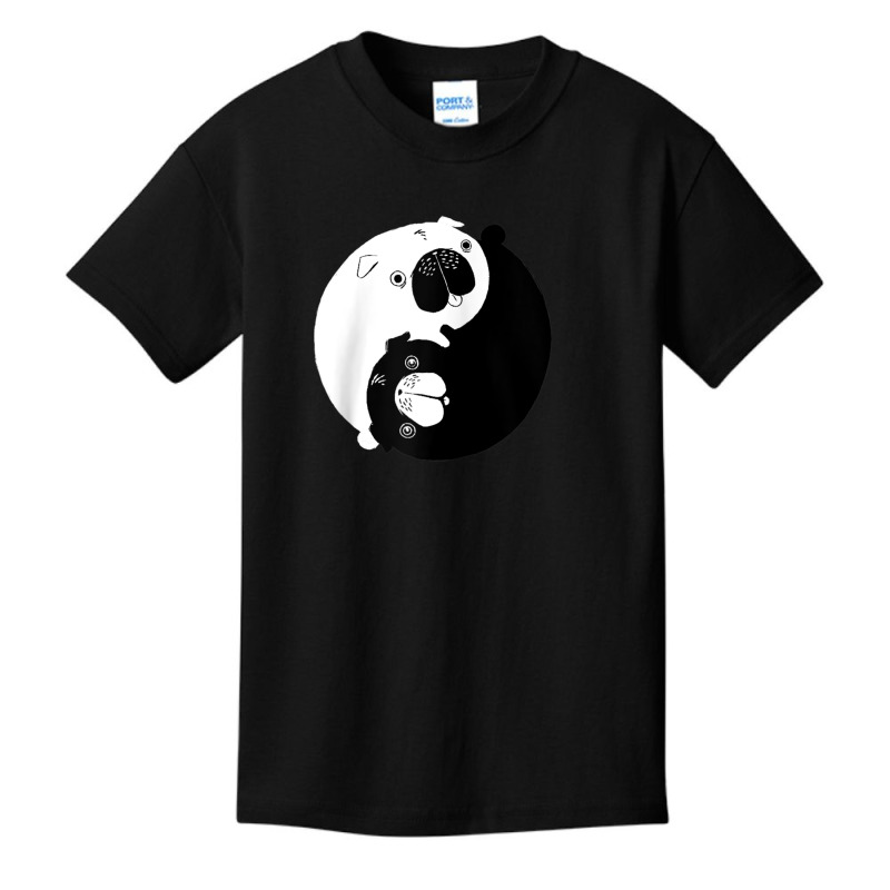 Cute Yin Yang Pugs Oriental Dog And Animal Lovers' Puppy Raglan Baseba Basic Youth T-shirt | Artistshot