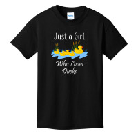 Just A Girl Who Likes Ducks Rubber Ducky Basic Youth T-shirt | Artistshot