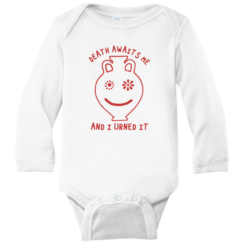 Death A Wait's Me Long Sleeve Baby Bodysuit by SanaMomo | Artistshot