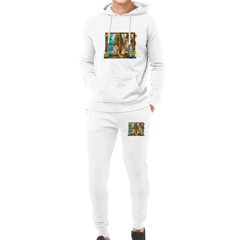 White Tailed Buck Fall Hoodie & Jogger Set | Artistshot