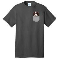 English Springer Spaniel Dog In Your Pocket Basic T-shirt | Artistshot