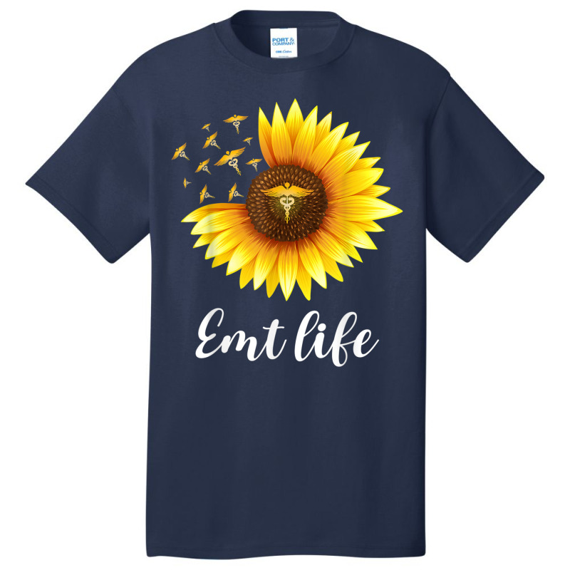 Sunflower Emt Life Ems Emergency Medical Technician Medic T Shirt Basic T-shirt | Artistshot