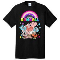 Cn The Amazing World Of Gumball The Wattersons Group Shot Basic T-shirt | Artistshot