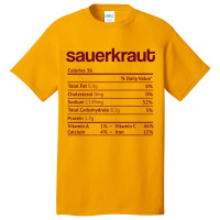 Sauerkraut Nutrition Fact Funny Thanksgiving Christmas Premium T Shirt Basic T-shirt | Artistshot