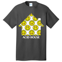 Acid House Smiley White House Basic T-shirt | Artistshot