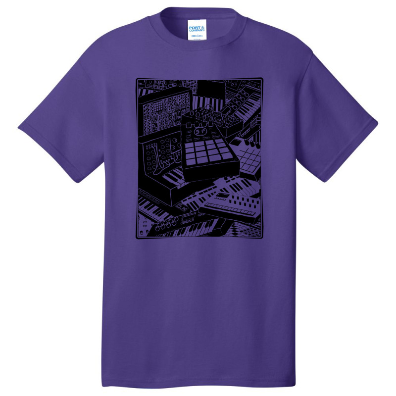 Electronic Musician Loves Synthesizers Basic T-shirt | Artistshot