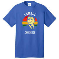 Ronald Reagan I Smell Commies Political Basic T-shirt | Artistshot