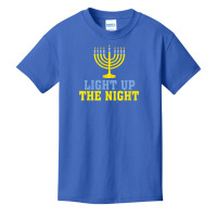 Light Up The Night Chirstmas Jewis Hanukkah Gifts Men Women Basic Youth T-shirt | Artistshot