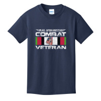 Iraq Afghanistan Combat Veteran Proud Army Military Vintage Pullover H Basic Youth T-shirt | Artistshot