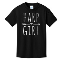 Harp Girl Funny Harp Player Harpist Pullover Hoodie Basic Youth T-shirt | Artistshot