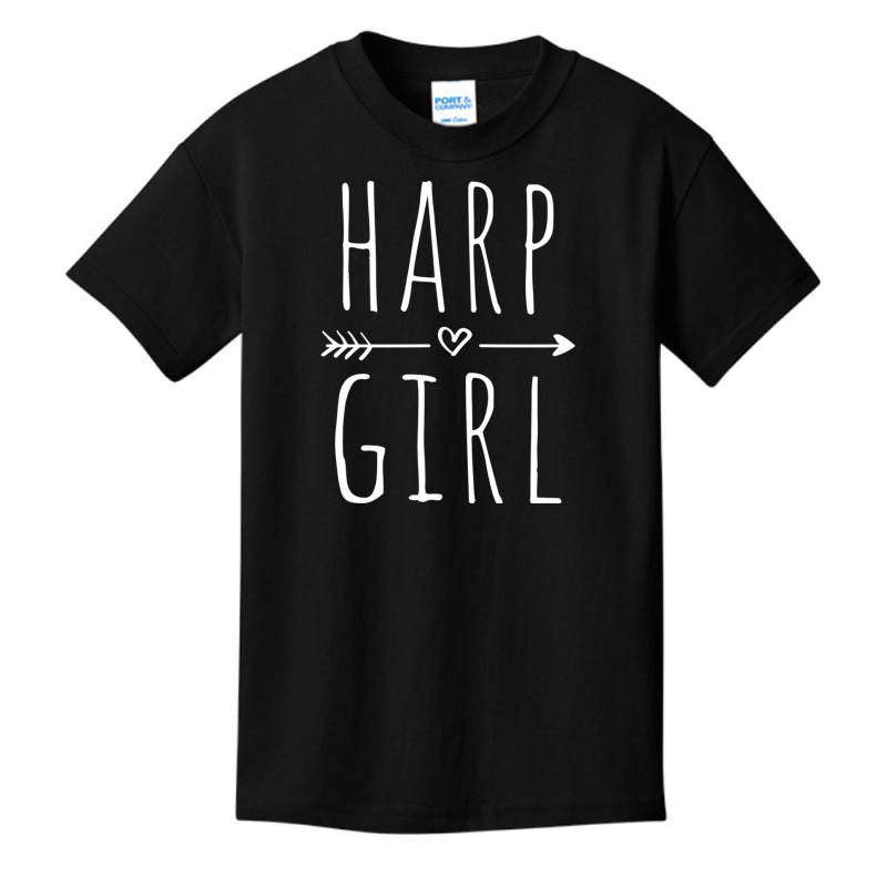 Harp Girl Funny Harp Player Harpist Pullover Hoodie Basic Youth T-shirt | Artistshot