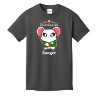 Mice Ranger Mouse Fantasy D20 Tabletop Rpg Roleplaying Gamer Basic Youth T-shirt | Artistshot