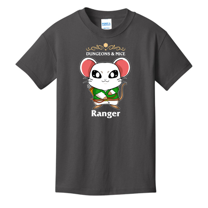 Mice Ranger Mouse Fantasy D20 Tabletop Rpg Roleplaying Gamer Basic Youth T-shirt by hotoancuong | Artistshot