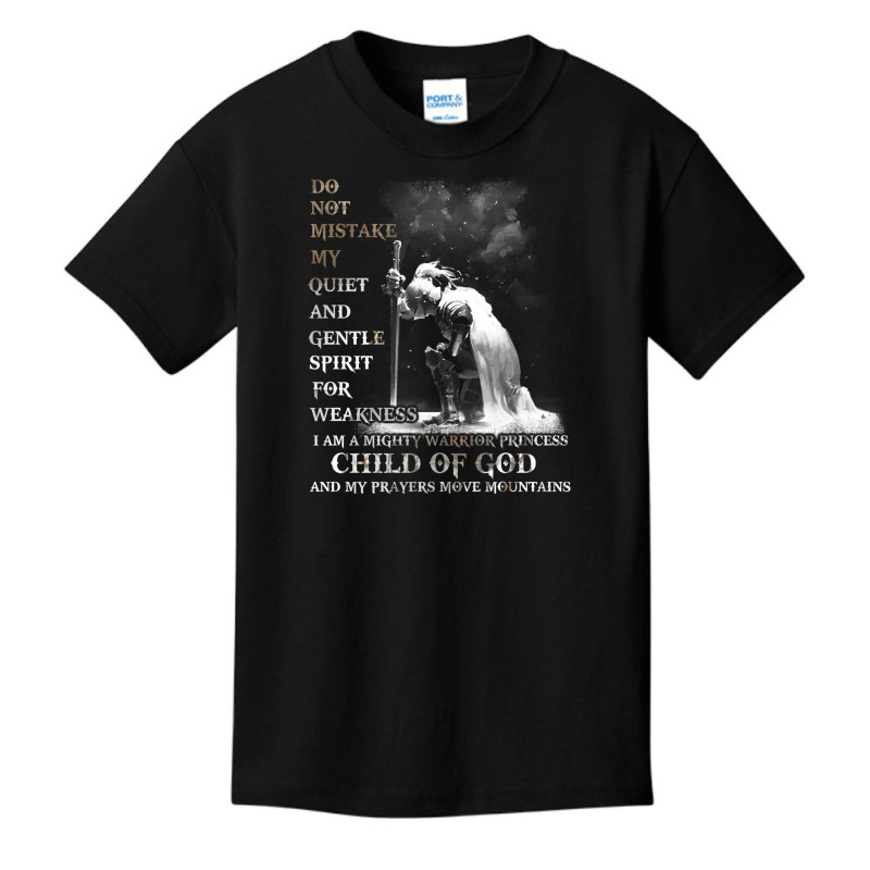 Knight Templar I Am A Child Of God A Warrior Of Christ Shirt Long Slee Basic Youth T-shirt | Artistshot