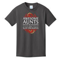 Womens Awesome Aunts Delve Dungeons And Slay Dragons Rpg Gaming V-neck Basic Youth T-shirt | Artistshot