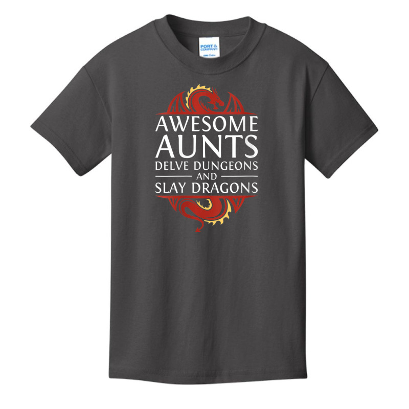 Womens Awesome Aunts Delve Dungeons And Slay Dragons Rpg Gaming V-neck Basic Youth T-shirt by hotoancuong | Artistshot