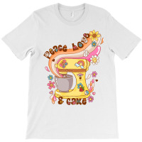 Peace, Love & Cake T-shirt | Artistshot