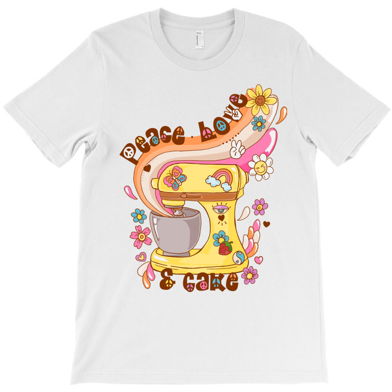 Peace, Love & Cake T-shirt | Artistshot