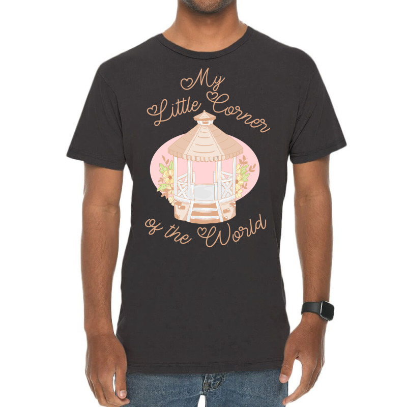 Typography My Little Corner Of The World Vintage T-shirt | Artistshot