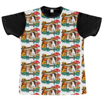 Hello Fall Guinea Pig Graphic T-shirt | Artistshot