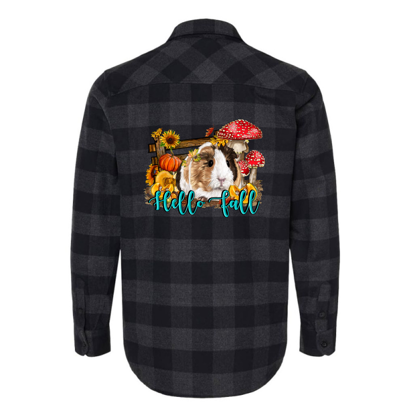 Hello Fall Guinea Pig Flannel Shirt | Artistshot