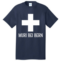 Muri Bei Bern, Switzerland Swiss, Suisse Cross Basic T-shirt | Artistshot