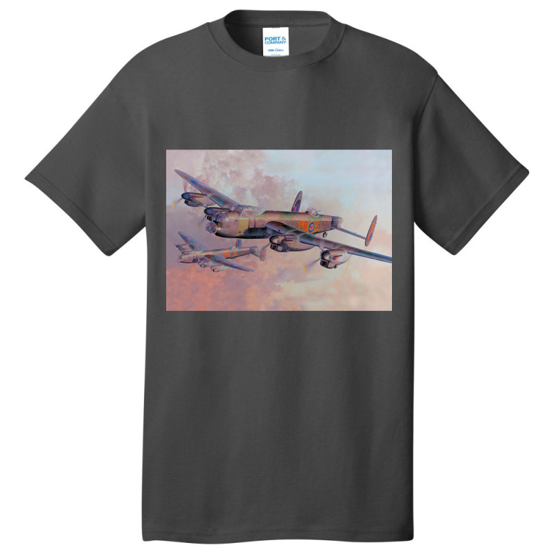 Avro Lancaster-1c5qt Basic T-shirt by Kanmosrin52 | Artistshot