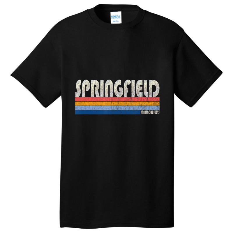 Vintage 70s 80s Style Springfield Ma Basic T-shirt | Artistshot