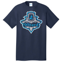 Wizard Class Emblem Dungeons And Rpg Dragons Basic T-shirt | Artistshot