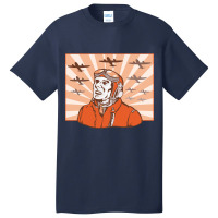 Bomber Flying Basic T-shirt | Artistshot