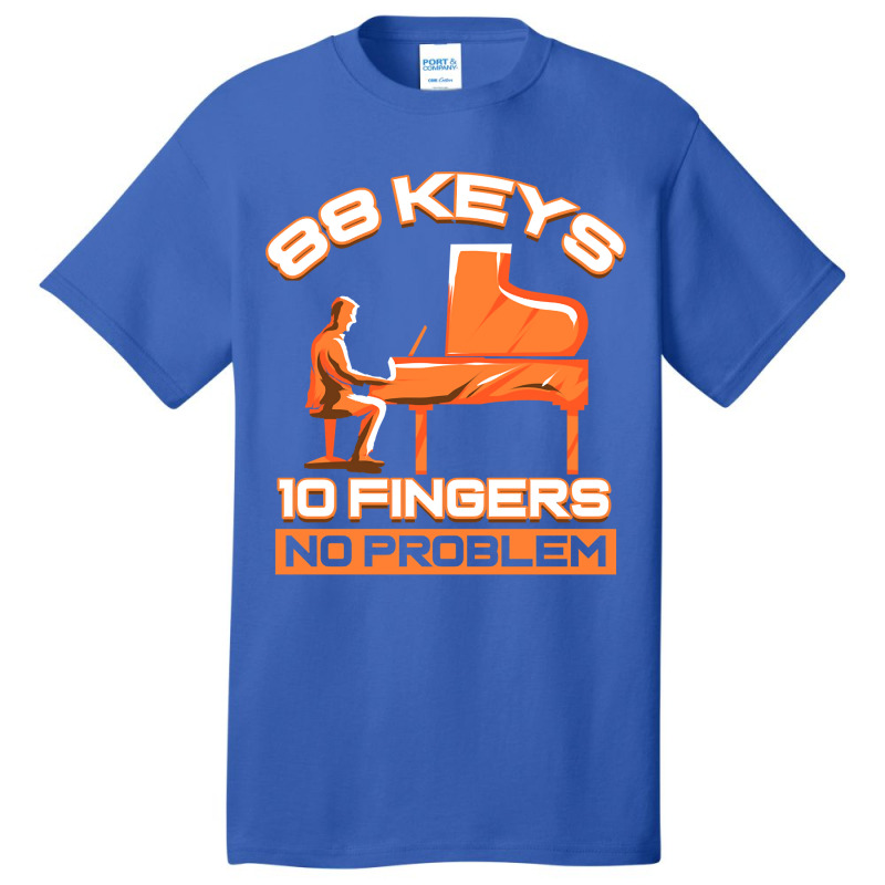 Piano 88 Keys 10 Fingers Keyboard Pianist Basic T-shirt | Artistshot