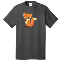 Chibi Anime Fox Music Lover Basic T-shirt | Artistshot