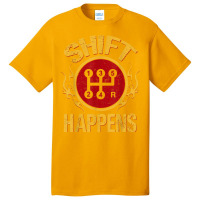 Manual Car Shift Happens Manual Gear Shift Basic T-shirt | Artistshot