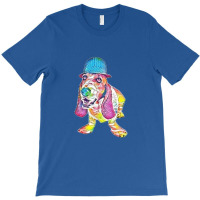 A Funny Basset Hound Dog Wear T-shirt | Artistshot