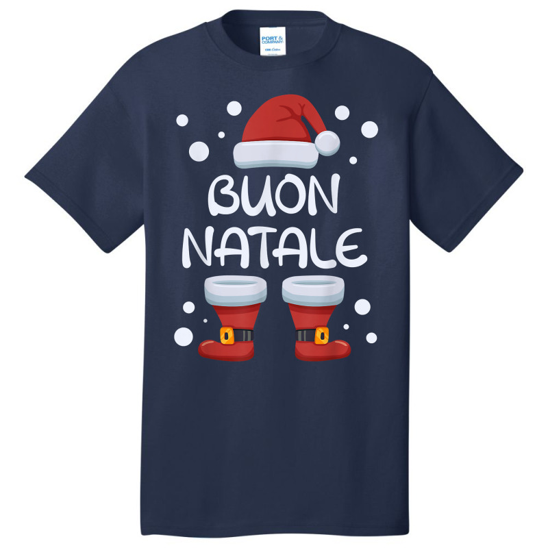 Buon Natale Italian Christmas Santa Merry Xmas Italy T Shirt Basic T-shirt by zheralalumo | Artistshot