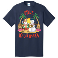 Mele Kalikimaka Merry Christmas Hawaii Raglan Baseball Tee Basic T-shirt | Artistshot