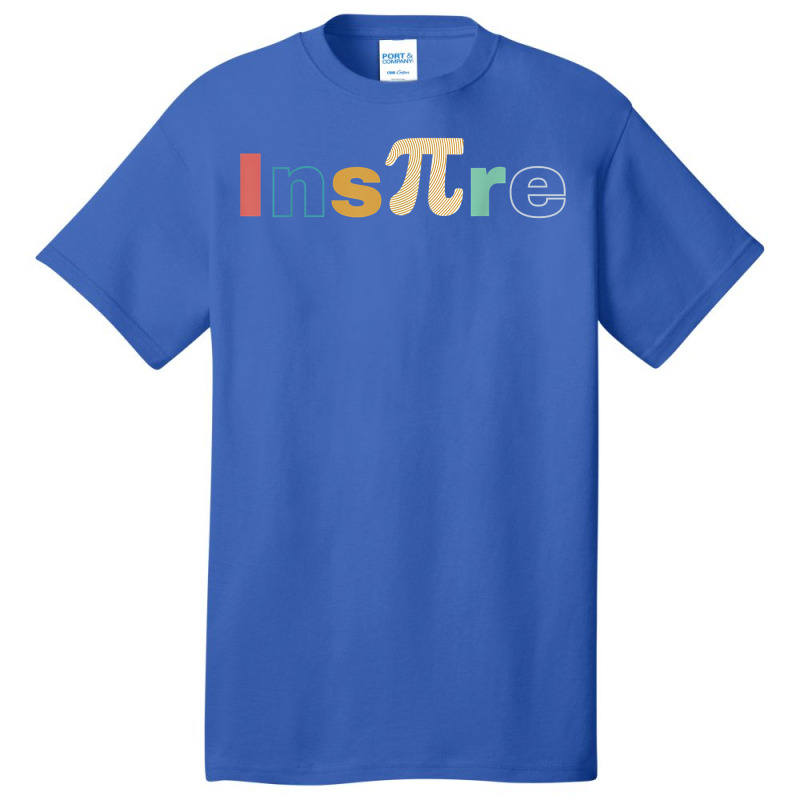 Ins-pi-re Retro Math Teacher Math Nerd Pi Day Basic T-shirt | Artistshot