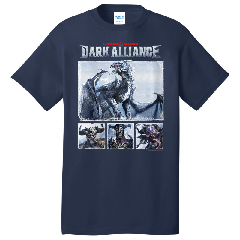 Womens Dungeons & Dragons Group Shot Dark Alliance Box Up V-neck Basic T-shirt | Artistshot